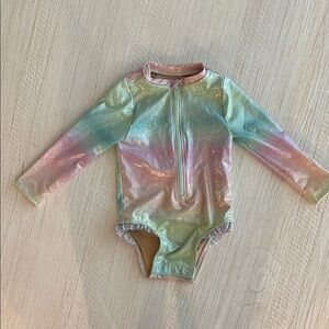 Old Navy Rainbow Swimsuit, size 12-18 months